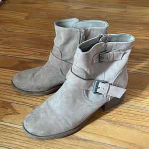 Tan ankle boots